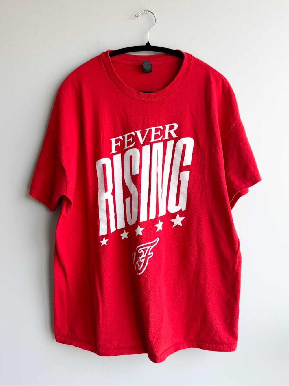 Indiana Fever Rising Playoffs 2024 Caitlin Clark Red T-Shirt Size XL